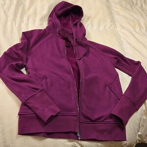 Women's Athleta "Triumph" Hoodie, Magenta Plum, Medium, unworn